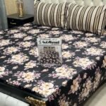 Bedsheet King Size Bed 3-Pcs Set (Cotton Fabric) Export Quality - Image 4