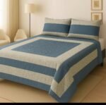 Embroidered Patch Work King Size BedSheet - High Quality - Cotton Satin Double Bedsheet Embroided - Galaxy Bedding - Image 4