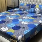 BeQuest Big Flowers High Quality Fine Soft Cotton Unique Designed Bedsheet - Image 3